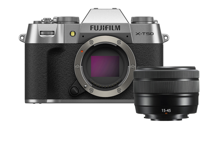 Fujifilm X-T50 Gümüş + XC15-45mm Kit